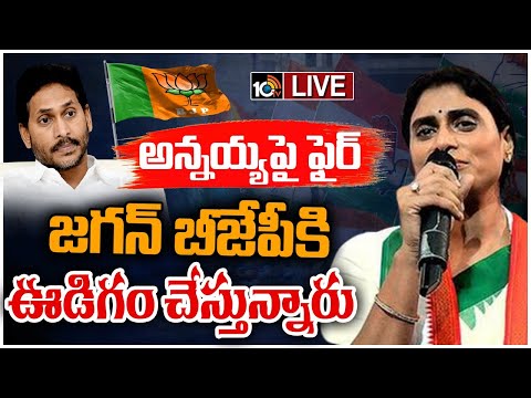 LIVE: Sharmila Hot Comments On CM JAGAN | ఏపీ సీఎం జగన్‌పై షర్మిల సంచలన కామెంట్స్‌ | 10TV