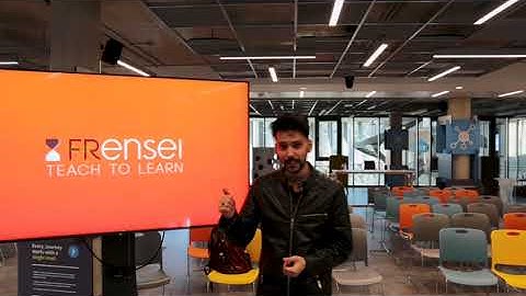 Ali Rizvi, Founder of Frensei, Elevator Pitch at LaunchBox Accelerator, Ireland 2022