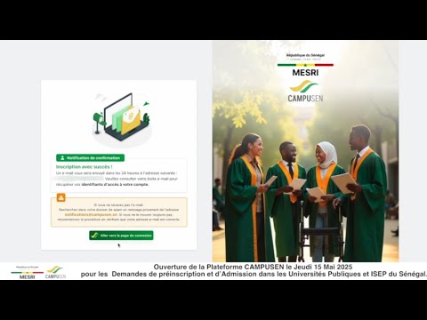 (VIDÉO) Guide d’utilisation Campusen 2025: Comment s’inscrire ?