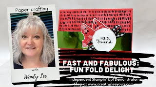 Live Paper-crafting Class with Wendy Lee:Fast and Fabulous: Fun Fold Delight screenshot 5