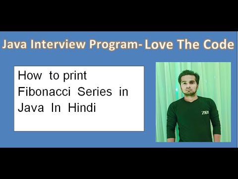 How to print Fibonacci Series in Java - YouTube