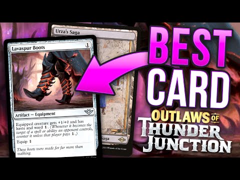 The BEST card from Outlaws of Thunder Junction! Lavaspur Boots — Legacy Storm | Magic: The Gathering