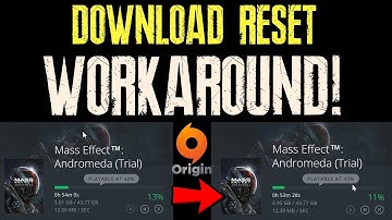 Origin Download reset workaround!