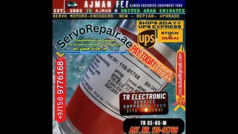 TR Electronic Signal Error Troubleshooting Dubai ServoRepair.ae CE65 M 110-01768 CAN-DEVICE Net/Prog