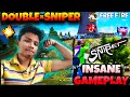 DOUBLE SNIPER ☠️ BEST INSANE GAMEPLAY HIGHLIGHTS ⚡❤️‍🔥 GARENA FREE FIRE 🔥🇮🇳