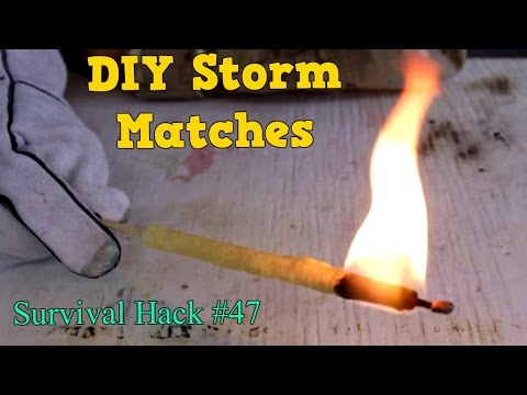 I Made My OWN DIY MATCHES! 