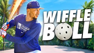 Mookie Betts DESTROYS Wiffle Balls on an MLB Off-Day