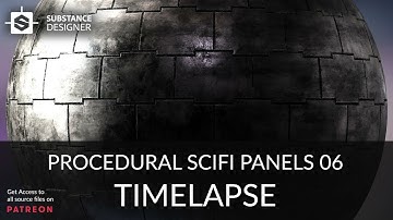 Substance Designer - Scifi Panels 05