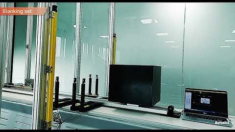 How to set Blanking and Muting in SFL series. Autonics Safety Light curtain.