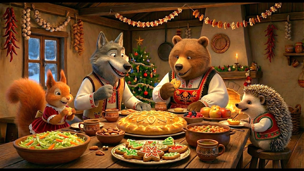 Бъдни вечер в гората🎄✨ | Детска коледна песничка🎶| Пеем и се забавляваме с DD Kids