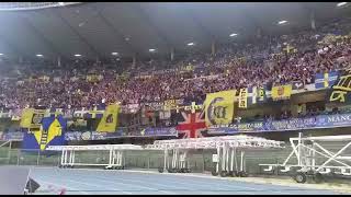 CURVA SUD HELLAS VERONA coro strepitoso: SOLI INSIEME A...