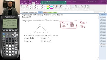 Problem 10, August 2016 Geometry (Common Core) Regents Exam - JuanTutors.com