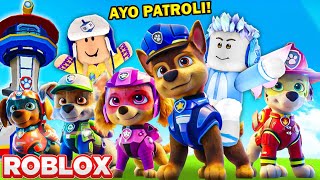 AKU DAN MOCIL GABUNG TEAM PAW PATROL MENYELAMATKAN KOTA ROBLOX!!!