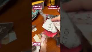 Ripped Up Magazine For Todays Video Paper Tingles - Asmr