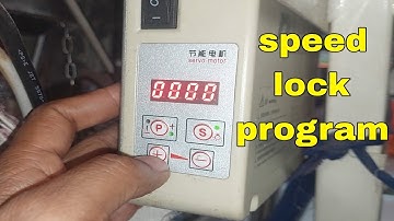 EDSUN R-9 Servo motor control box speed lock