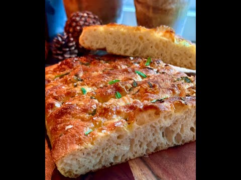 Focaccia med flagesalt