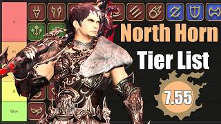 7.55 Tier List | Job Ranking for OC North Horn | FFXIV Dawntrail
