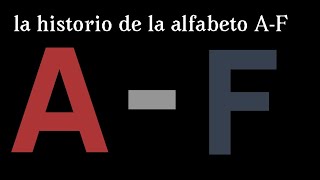 alphabet lore esperanto A-F