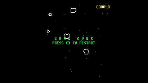 PICOROIDS PICO ROIDS ~ A SIMPLE ASTEROIDS CLONE PICO 8 Fantasy Virtual Console Lexaloffle Games com