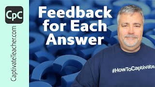 Adobe Captivate - Feedback For Each Answer in Question Slides