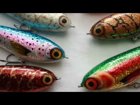 How to use glitter for fishing lures 