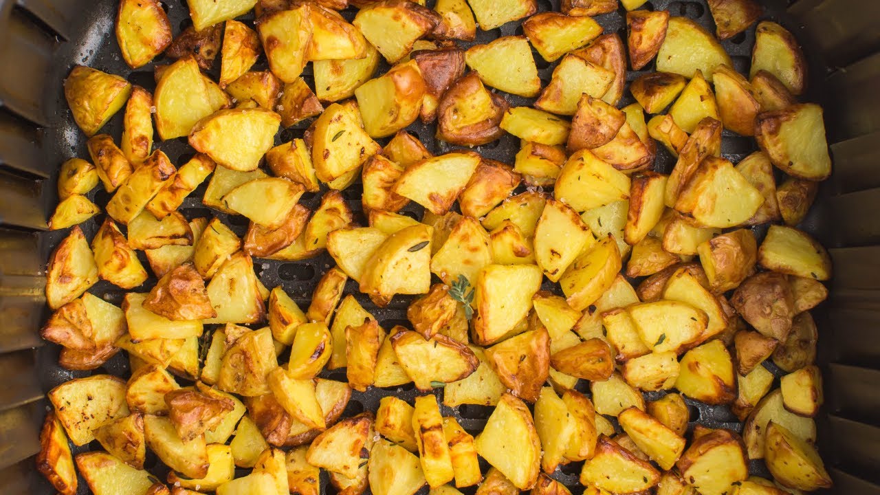 Simple Air Fryer Diced Potatoes