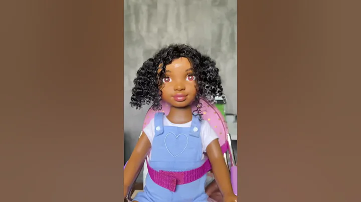 This black dolls hair is perfect!