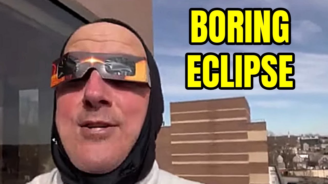 Mazz: Solar Eclipse in Boston was OVERRATED!