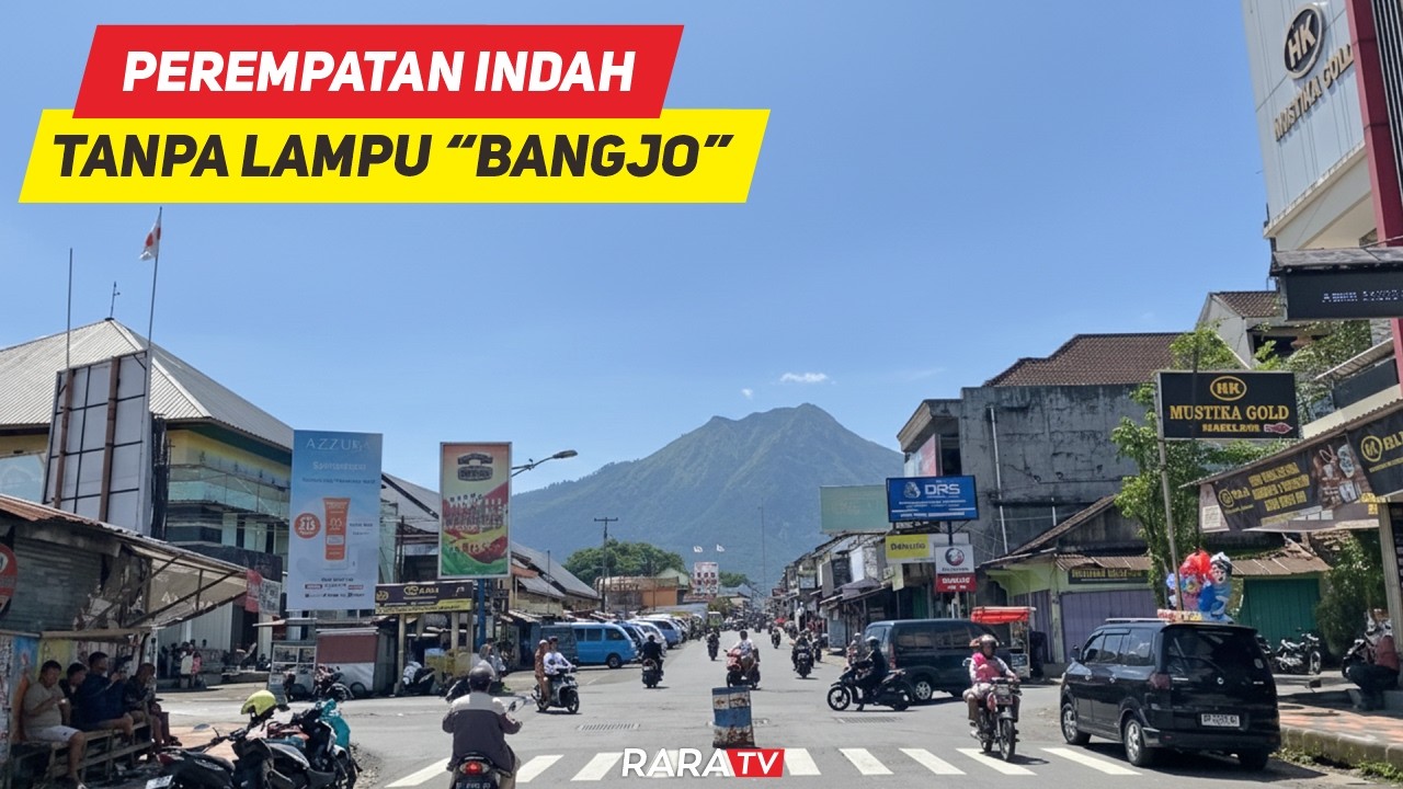 PASAR VIEW GUNUNG‼️Perjalanan ke PASAR GRABAG Magelang dengan Pemandangan Gunung Andong
