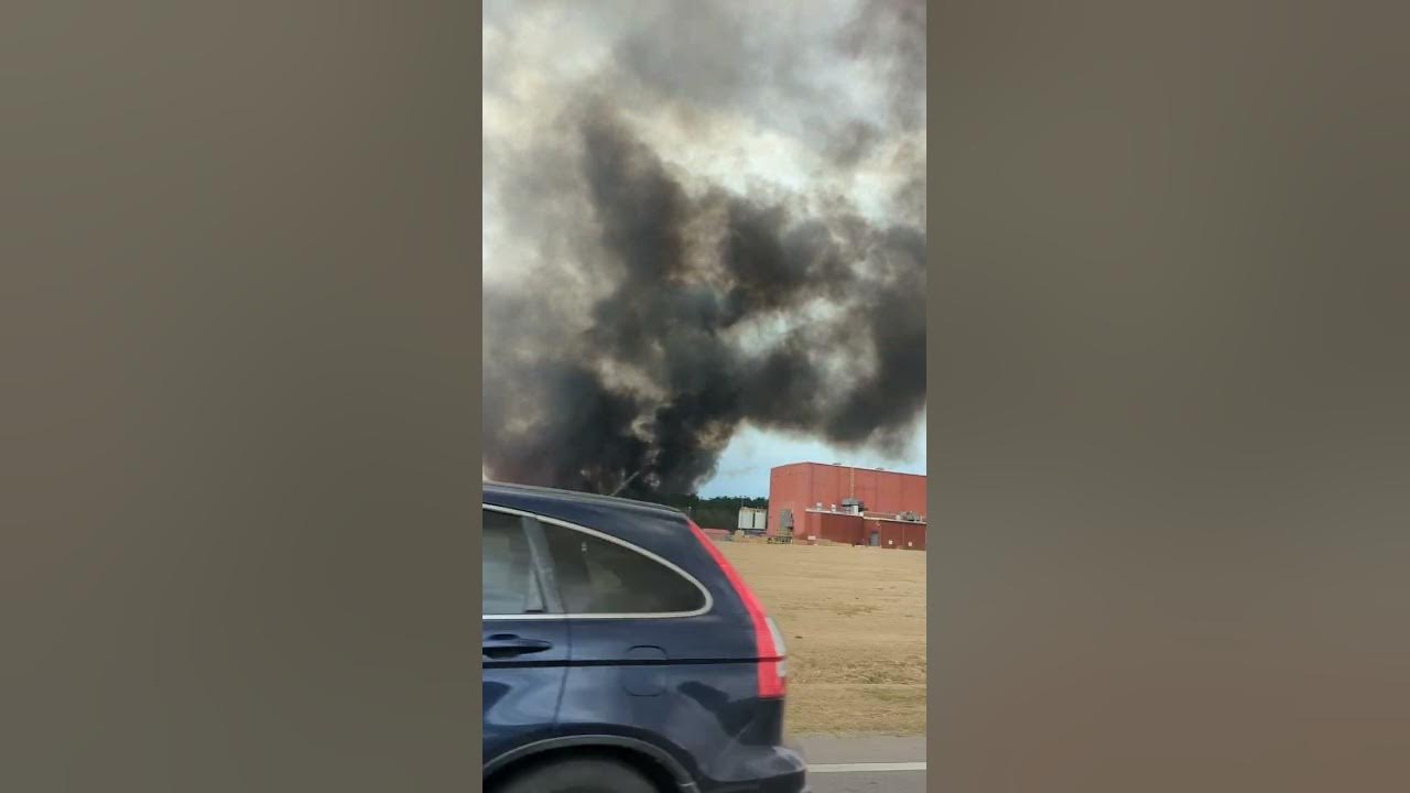 HUGE Industrial Fire at National Salvage & Service in Goldsboro