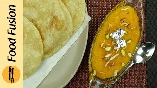 Halwa & Puri Recipe (Sooji ka Halwa & Puri) By Food Fusion screenshot 4