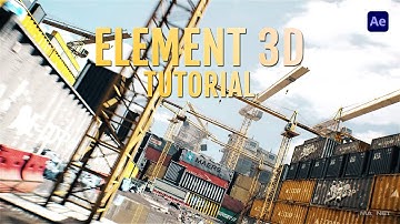Element 3D compositing tutorial II After effect II Element 3D