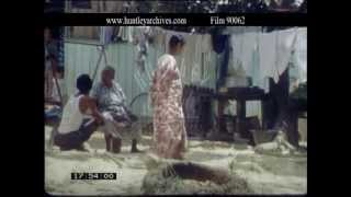 Singapore.  Village or Kampung in March 1968 - Film 90062