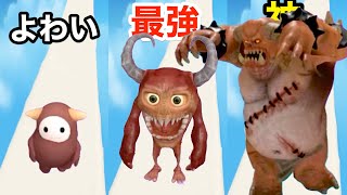 赤ちゃん→最強モンスターに育ててボスをぶっ飛ばすゲームがハマる【 Monster Evolution 】