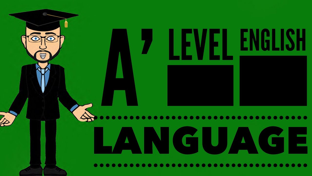 A' Level English Language Understanding A02 Concepts and Issues YouTube