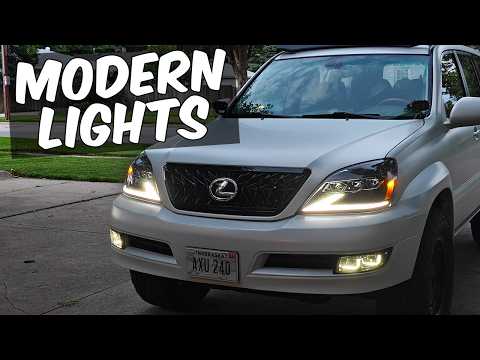 Lexus GX470 Modern Headlight Replacement to GX460 Style