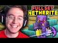 Büyülü Full Set Netherite Yaptım | Minecraft Hardcore 4