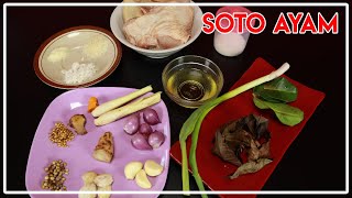 Soto ayam recipe - How to make Indonesian chicken soup. 