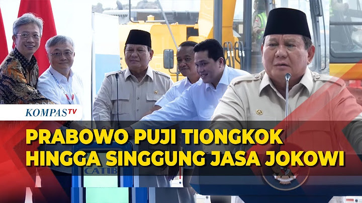 [FULL] Prabowo Puji Tiongkok hingga Singgung Jasa Jokowi di Groundbreaking Ekosistem Baterai