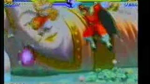 SFA3- V-Sagat/X-Blanka (Kisaku)  vs A-Bison/V-Cammy (VER)