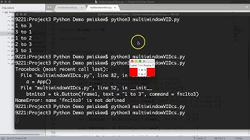 Tkinter - GUI Example Multiple Display Frames (Class Structu