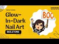 Glow-In-Dark Skelton Nail Art / Stamping / Shemodern