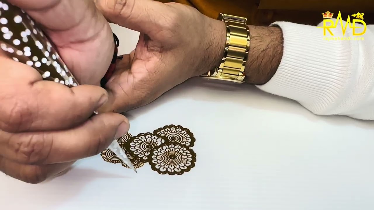 Mehndi class 6 | Easy Mehndi Design | How to learn for Begunners | New flower Mehndi | Raj Mehandi 
