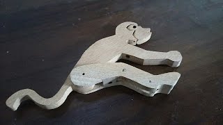 The monkey climbs - making wooden Toys