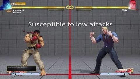 Street Fighter V CE:  Defend Against Cody Criminal Sway V-Skill II