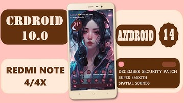 CrDroid 10.0 Stable Update For Redmi Note 4/4X | Android 14 | December Patch | Header Images & More!