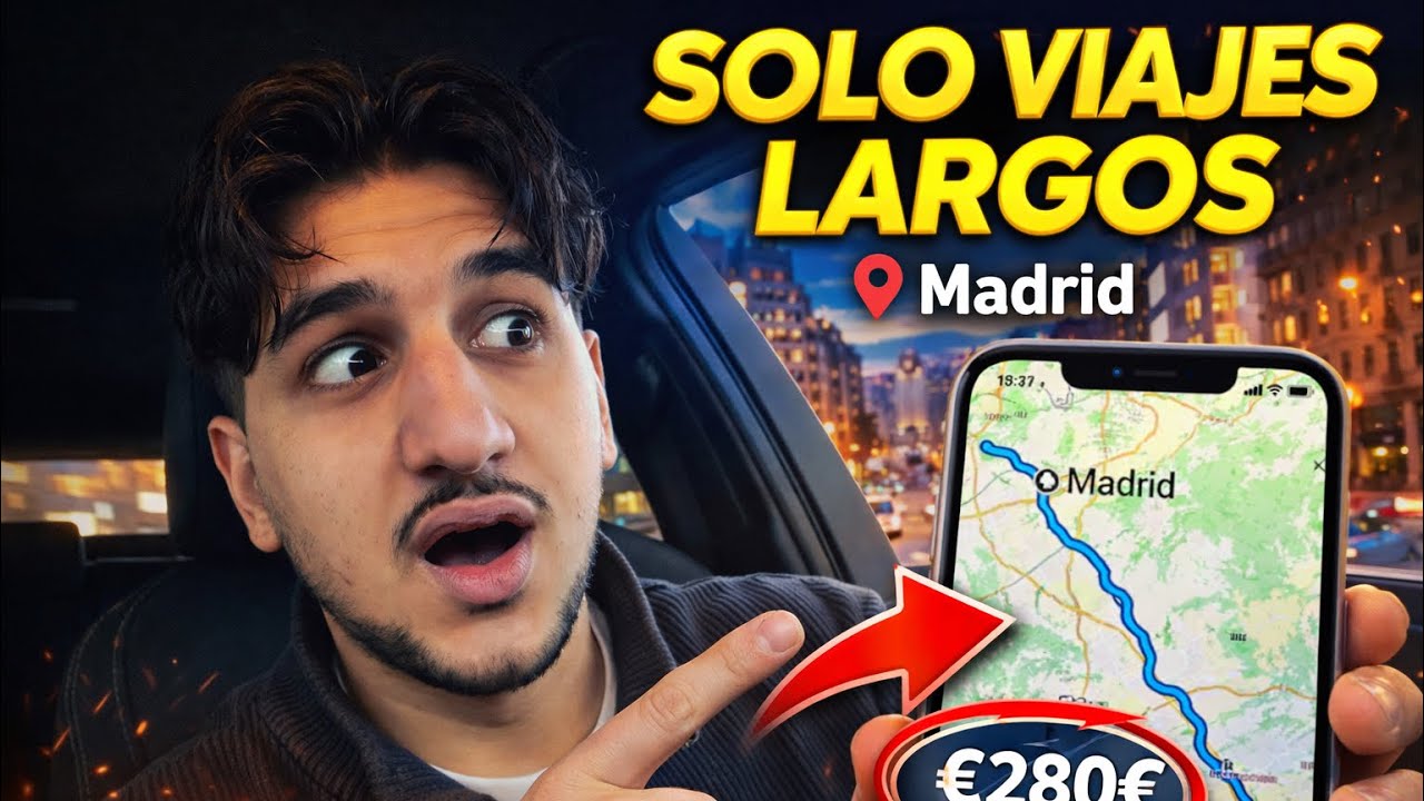 Me arriesgué aceptando SOLO viajes largos en hora punta… ¿¿error??