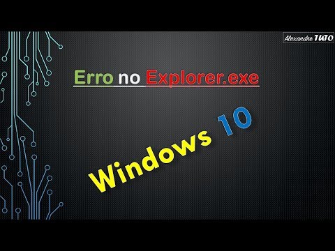 Vídeo: Como Corrigir Erro De Aplicativo Explorer.exe