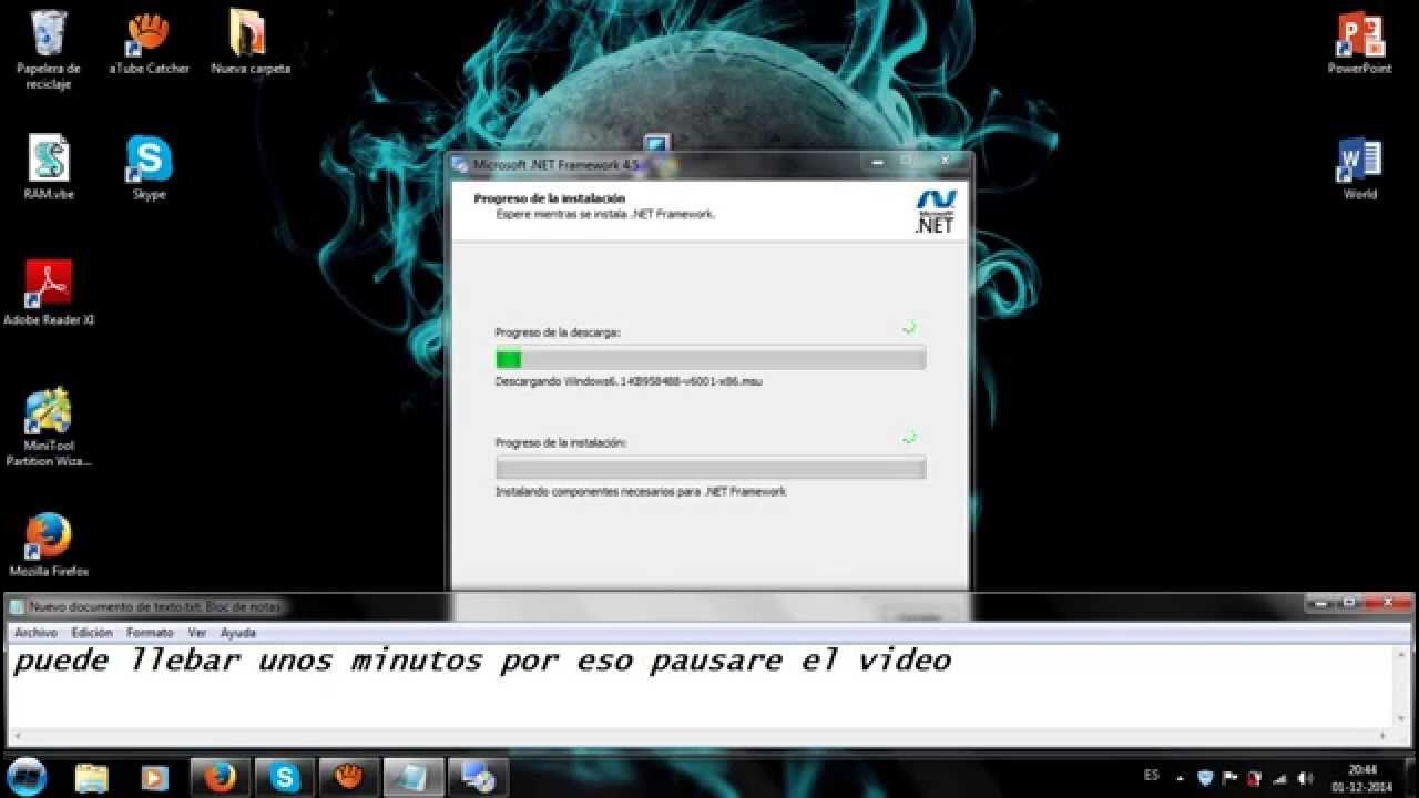 Descargar net framework 4 5 2014 diciembre youtube