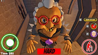 ANGRY GRANNY (NEW SCARY OBBY) HARD MODE ALL JUMPSCARES FULL GAMEPLAY | ROBLOX screenshot 5